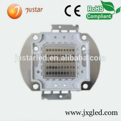 high lumen rgbw high power 50w led chip with Epistar 45mil chip